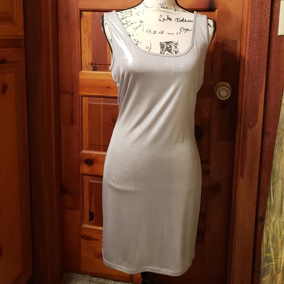 L8teR Dresses & Skirts - 🥈Silver party dress!! By L8ater